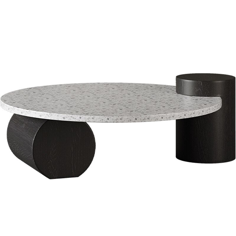 Table basse ronde pour petit déjeuner, Design minimaliste, meubles de maison nordiques